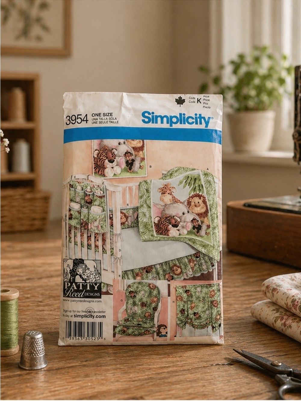 Simplicity Baby Bedding Pattern